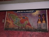 Budweiser Bud Light Mexico Vintage Metal Sign
