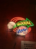 Miller Lite Soccer Neon Sign