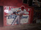 Budweiser Baseball Metal Sign