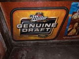 Miller Genuine Draft Steel bar Sign