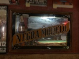 Negra Modelo Glass Bar Mirror Advertisement