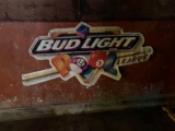 Bud Light Pool League Bar Sign