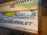 Chevrolet Racing Metal Sign