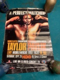 Taylor vs Pavlik Promotional Posters Qty of 10