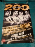 Mosley vs Mora Promotional Posters Qty of 8
