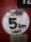 5 km Speed Limit Sign
