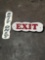 Qty of 2 Exit & Exit only wooden signs