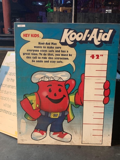 Kool-Aid Man Height Sign