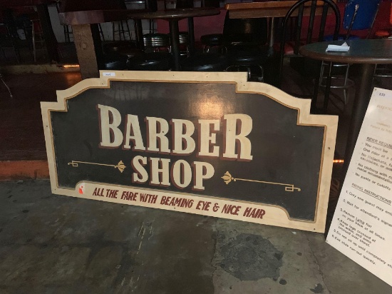 Barber Shop Sign