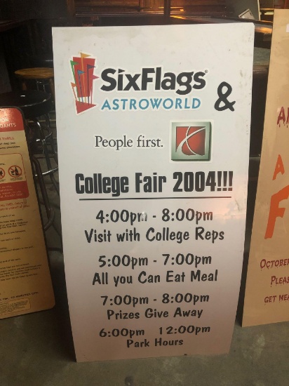 Six Flags & AstroWorld 2004 College Fair
