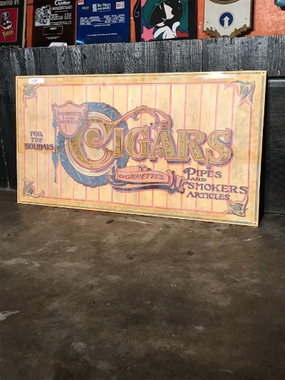 Cigars and cigarettes sign