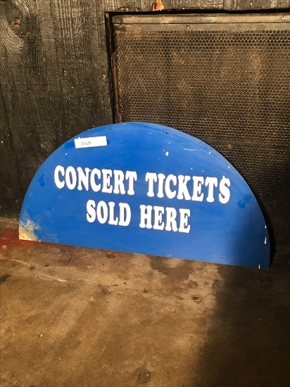 Concert Tickets Sold Here Sign