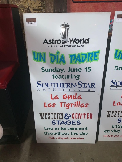 AstroWorld Un Dia Padre Sign