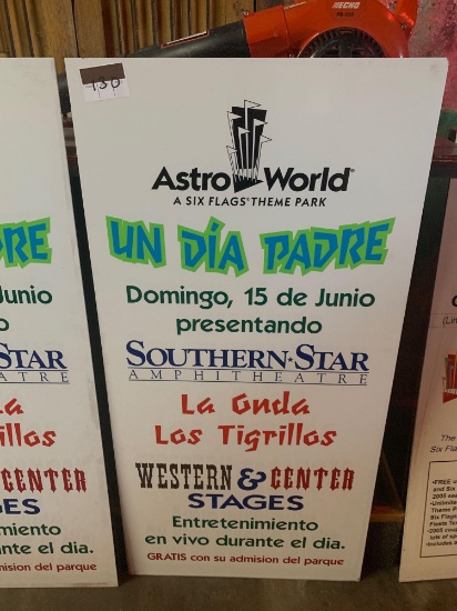 AstroWorld Un Dia Padre Sign