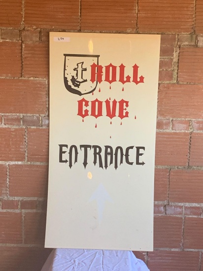 Troll Cove Entrance Sign