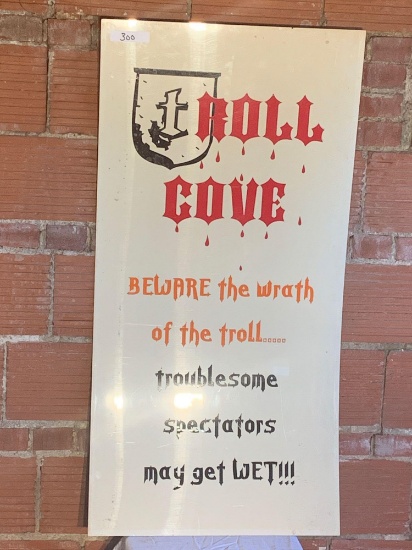 Troll Cove Sign
