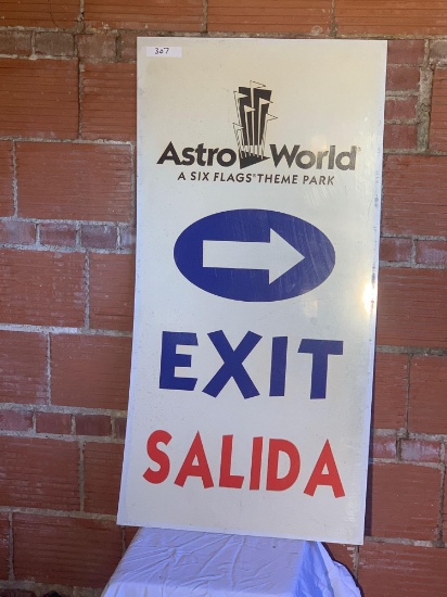 AstroWorld Exit Sign