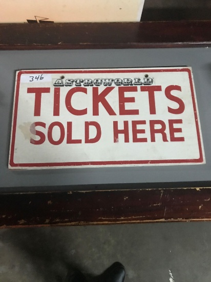 AstroWorld Tickets Sold Here Sign