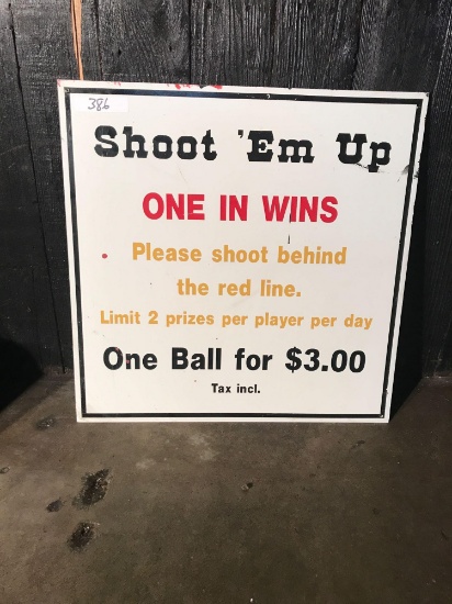 Shoot Em Up Sign