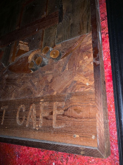 Sawdust Cafe Sign