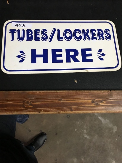 Tubes/ Lockers Sign