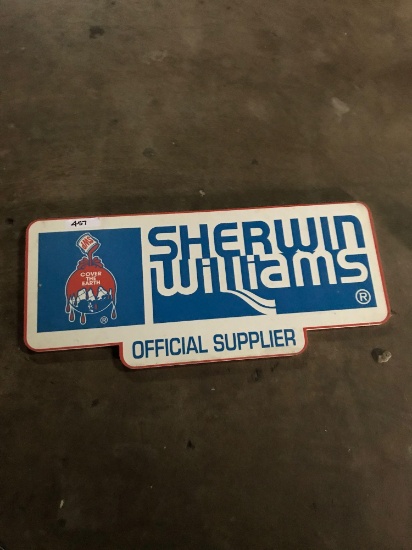 Sherwin Williams 1ft 4in x 3ft Wooden sign