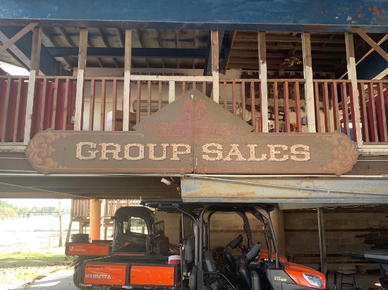 Large 2 piece AstroWorld Group Sales Sign