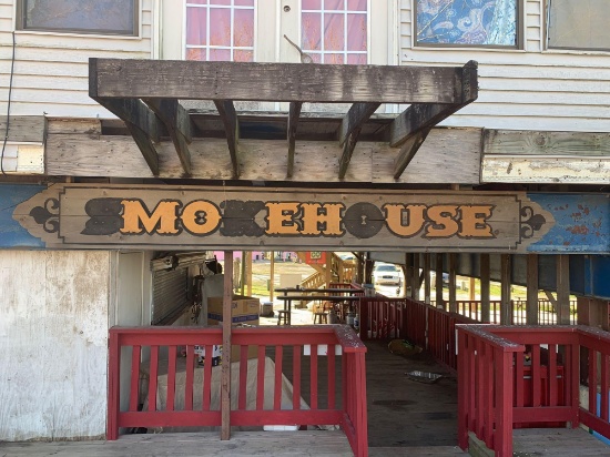 AstroWorld Smokehouse Restaurant Sign