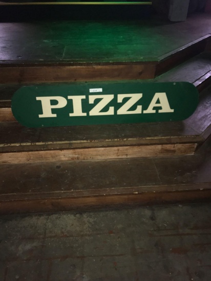 Ciro?s pizza 1ft x 4ft 6in wooden sign