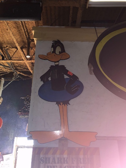 Daffy Duck Wood Sign