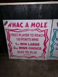 Whac A Mole Game Sign