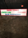 Snow Cones Sign