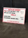 Menu Sign