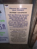 AstroWorld Advisory Sign re Filming