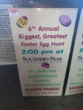 AstroWorld Easter Egg Hunt Sign