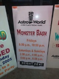 AstroWorld Fright Fest Sign