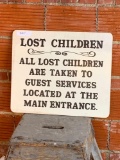 Lost Children Sign