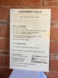 Jurahnimo Falls Ride Instructional Sign