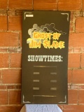 Ghost of Jim Slade Showtimes Sign