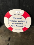 Flotation Devices Available Sign