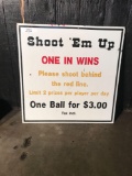 Shoot Em Up Sign