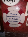 Flotation devices Available Sign