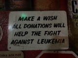 Make A Wish Donation Sign
