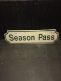 Season Pass sign