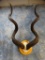 60 inch African Greater Kudu Horns on plaque