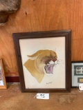 Mountain Lion Painting