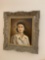 Vintage Oil Painting with Ornate Frame