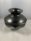 Handmade blackware vase