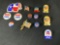 Political buttons collection