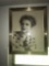 Vintage photograph of woman in Art Deco frame